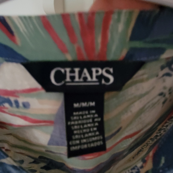 Chaps Ruffles Sleeveless Short. - Picture 3 of 4